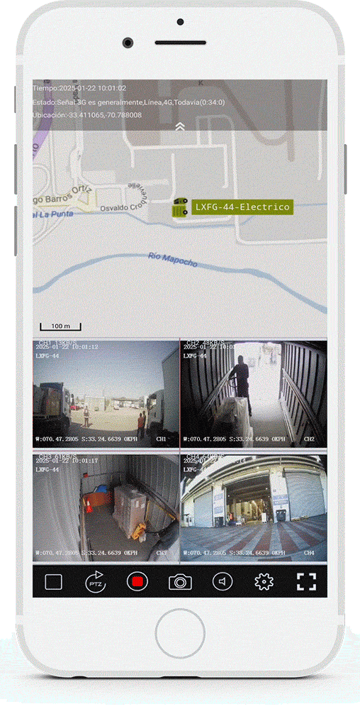 Video inteligente en vivo para flotas